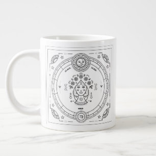 Virgo Zodiac Custom Birthday Extra Grote Mok