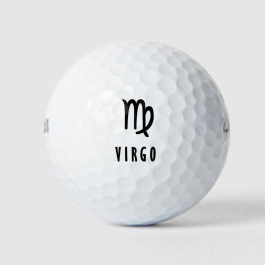 Virgo zodiac golfballen (Voorkant)