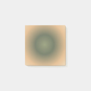 Virgo Zodiac, Groen Bruin Aura Gradient Post-it® Notes