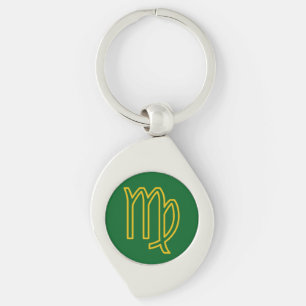 Virgo Zodiac Metal Sleutelhanger