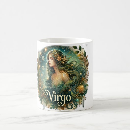 Virgo Zodiac Mok – Aardse & Mystieke Ontwerp ♍✨ (Center)