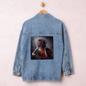 Virgo Zodiac Musician Cello Denim Jacket (Hangar)