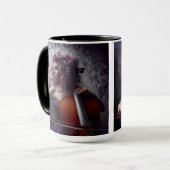 Virgo Zodiac Musician Cello Mok (Voorkant links)