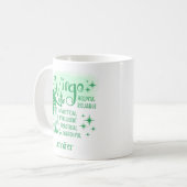 Virgo Zodiac Personalized Traits Horoscope Koffiemok (Voorkant links)
