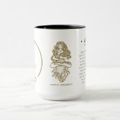 Virgo Zodiac personnalisé 15 oz de café Mug (Centre)