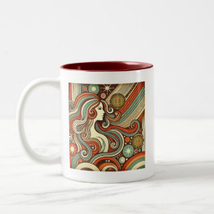 Virgo Zodiac Retro koffie Mok