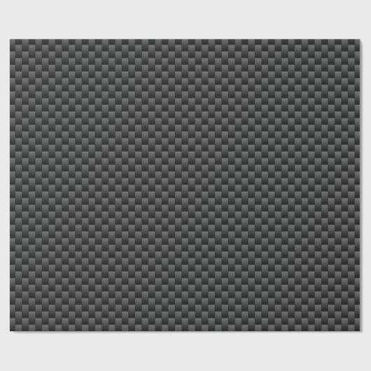 Virgo Zodiac Sign Charcoal Carbon Fiber Print Cadeaupapier (Vlak)