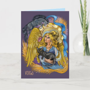 Virgo Zodiac Sign Kaart