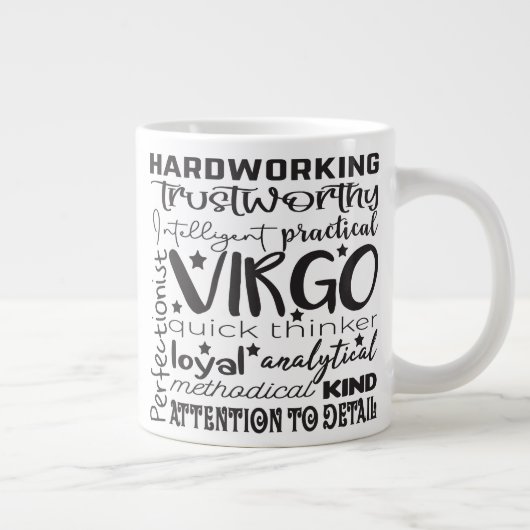 Virgo Zodiac Sign Mug (Droite)