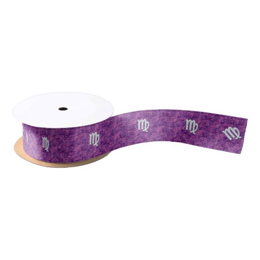 Virgo Zodiac Sign Pink Fuchsia Digital Camouflage Lint (Spoel)