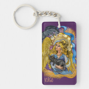 Virgo Zodiac Sign Sleutelhanger