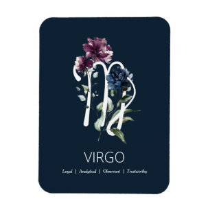 Virgo Zodiac Star Sign Magneet