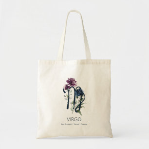 Virgo Zodiac Star Sign Tote Bag