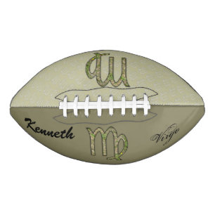 Virgo Zodiac Symbol Element van Kenneth Yoncich American Football