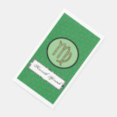 Virgo Zodiac Symbol Element van Kenneth Yoncich Servet (Hoek)