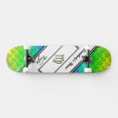 Virgo Zodiac Symbol Element van Kenneth Yoncich Skateboard (Horizontaal)