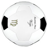 Virgo Zodiac Symbol Element van Kenneth Yoncich Voetbal (Gedraaid)