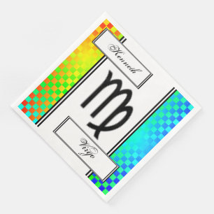 Virgo Zodiac Symbol Standard van Kenneth Yoncich Servet