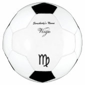 Virgo Zodiac Symbol Standard van Kenneth Yoncich Voetbal (Voorkant)