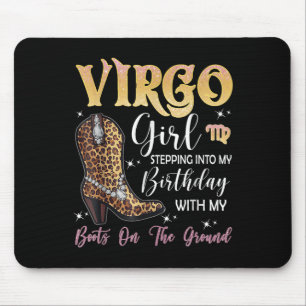 Virgo Zodiac-teken stapt in mijn verjaardagswesten Muismat