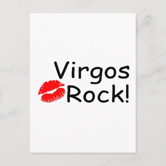 Virgos Rock Briefkaart (Voorkant)