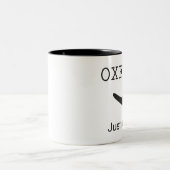 Virgule d'Oxford. Employez-juste la. Tasse (Centre)