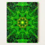 Viridescent groene caleidoscoop,  planner (Achterkant)