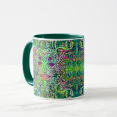 Viriditas Points de vue Masque Mug (Devant gauche)