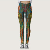 “Viridra’s Portrait” -  Veins of the Canopy    Leggings (Voorkant)