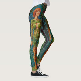 “Viridra’s Portrait” -  Veins of the Canopy    Leggings