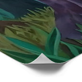 “Viridra's Portret” -  Aderen van het Bladerdak    Poster (Hoek)