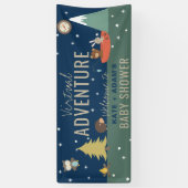 Virtual Adventure Boy Boy Baby shower Bannière (Vertical)