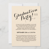 Virtual Afstuderen Golden Party Kaart (Achterkant)