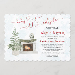 Virtual Baby shower by Mail Baby is buiten koel Kaart