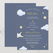 Virtual Baby shower van Mail Twinkle Little Star Kaart (Voorkant / Achterkant)