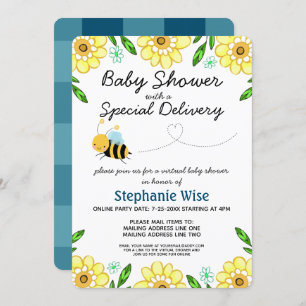 Virtual Bee Baby shower by Mail Kaart