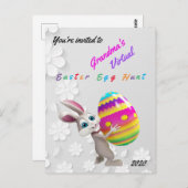 Virtual Easter Egg Hunt Briefkaart (Voorkant / Achterkant)