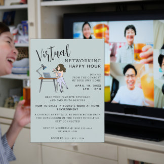 Virtual Happy Hour Uitnodiging