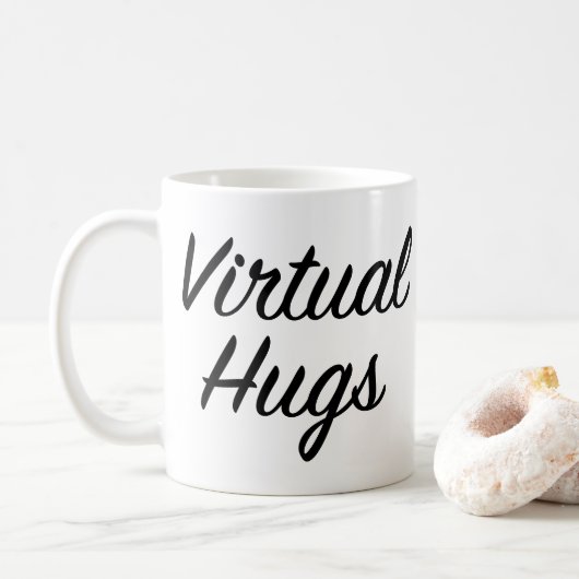 Virtual Hugs Friends Retro Koffiemok (Met donut)