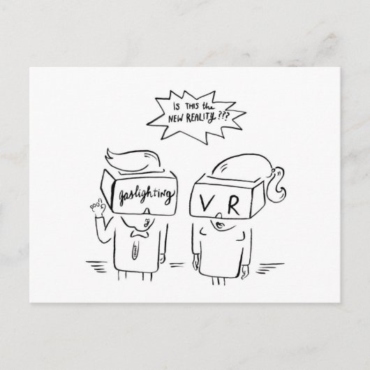 Virtual Reality, 01 Briefkaart (Voorkant)