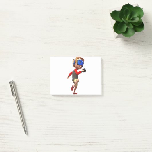 Virtual Reality Boy Post-it® Notes (Kantoor)