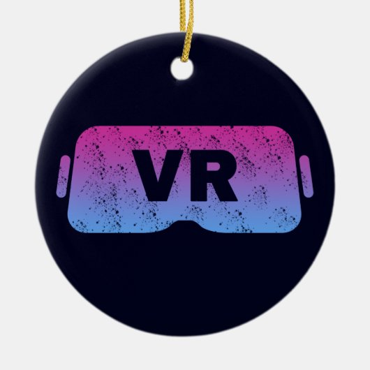 Virtual Reality VR  Gamer Videoglazen Keramisch Ornament (Voorkant)