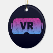 Virtual Reality VR  Gamer Videoglazen Keramisch Ornament (Links)