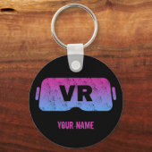 Virtual Reality VR  Gamer Videoglazen Sleutelhanger (Achterkant)
