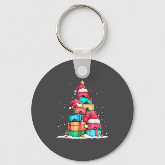 Virtual Reality Vr Gles Le Gaming Old School Gamer Sleutelhanger (Voorkant)