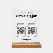 Virtual Tip Jar with 2 QR Code (Recto)