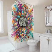 Virtual Variety Art Studio -  Douchegordijn (In situ)