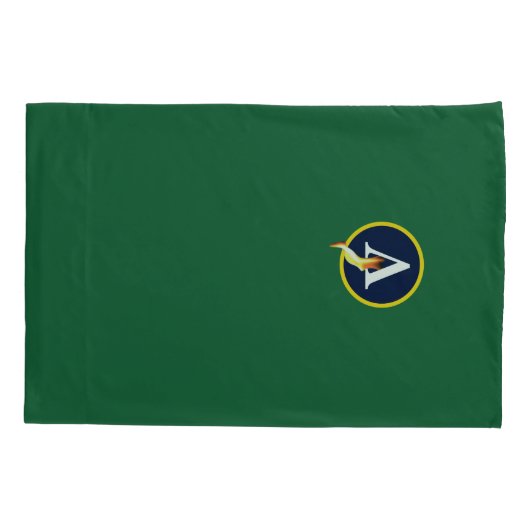 VIRTUE HEROES Characters Pillow Hoesje - Green Kussensloop (Achterkant)