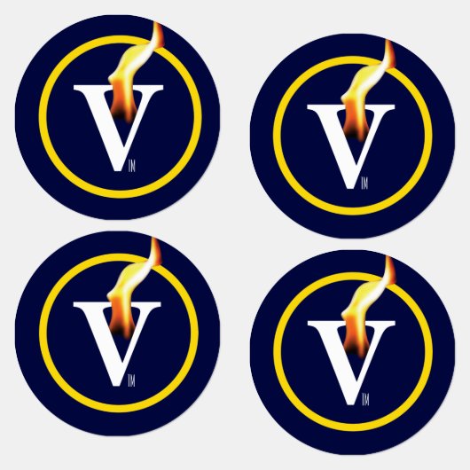 VIRTUE HEROES V-Flame Iron-on Kleding Labels (Groep)