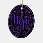 Virtue Hope Mandala Keramisch Ornament (Rechts)